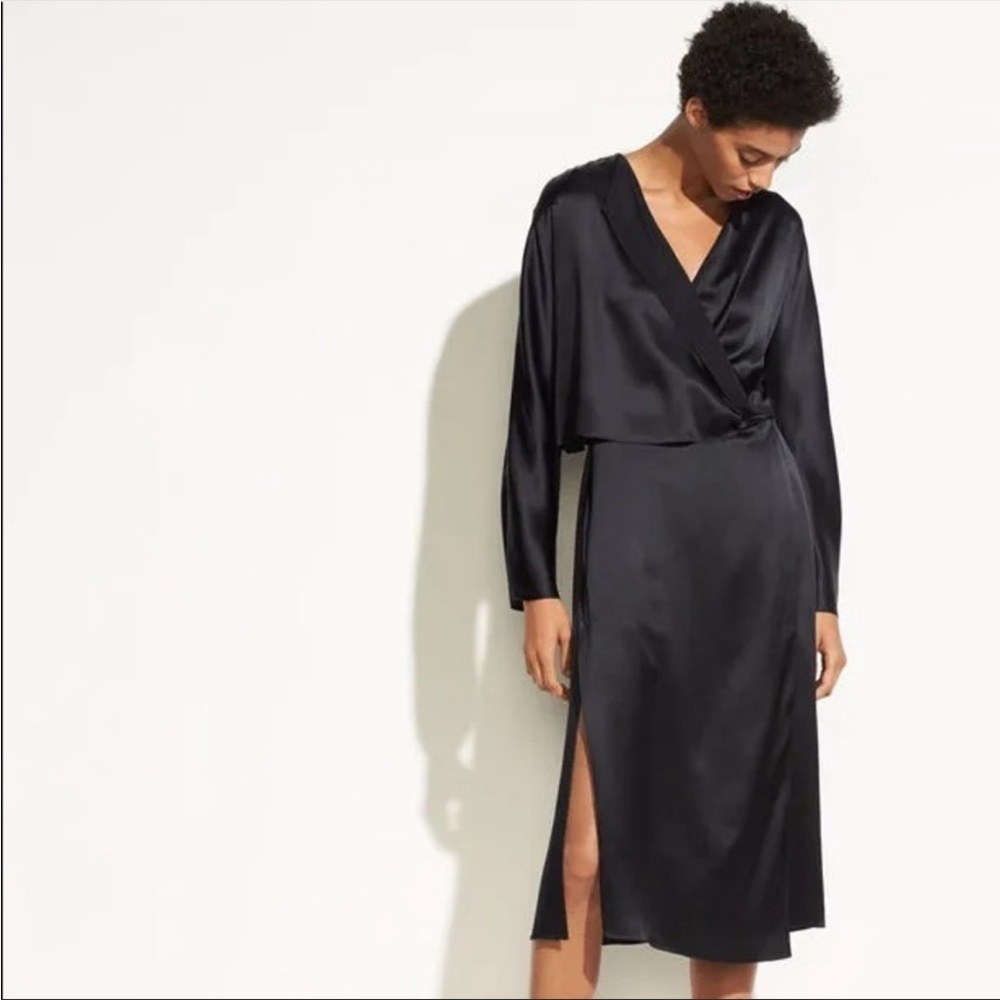 Vince Silk Dress Black - Picture 4 of 4